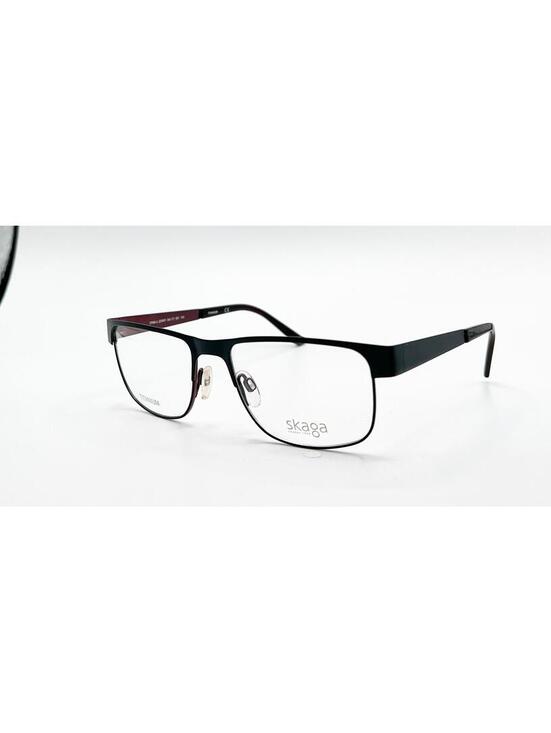 Skaga 3749-U Jerry 501 Black/Red Authentic Eyeglasses 54-17-140 main image 4